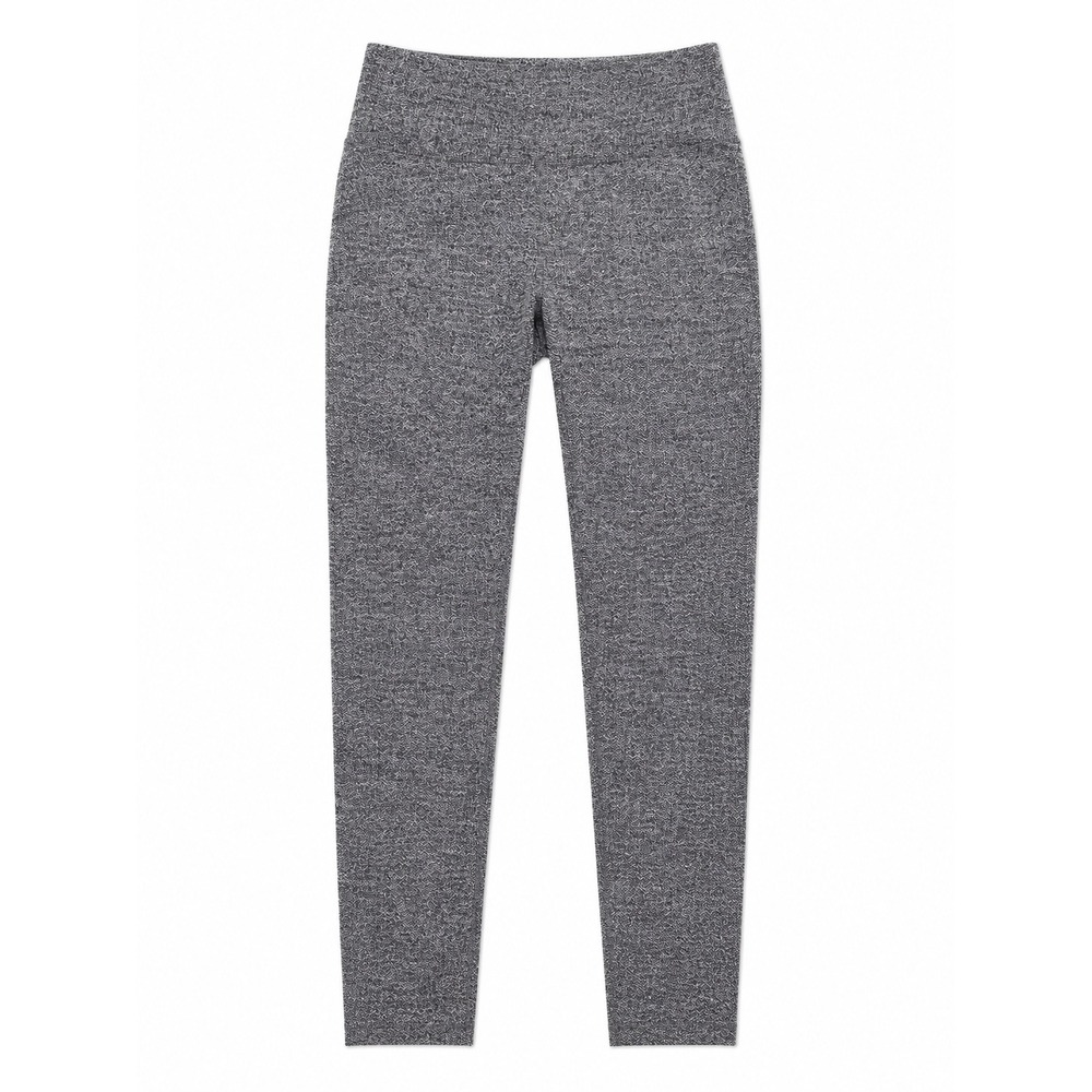 Athleta Women's Gray Herringbone High Waisted Leggings Back Pockets Size XS